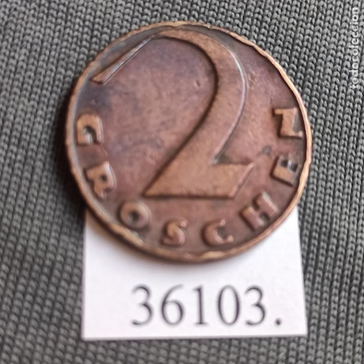 Monedas antiguas de Europa: Austria 2 groschen 1928 - Foto 1
