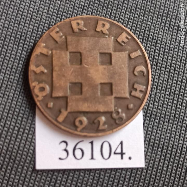 Monedas antiguas de Europa: Austria 2 groschen 1928 - Foto 1