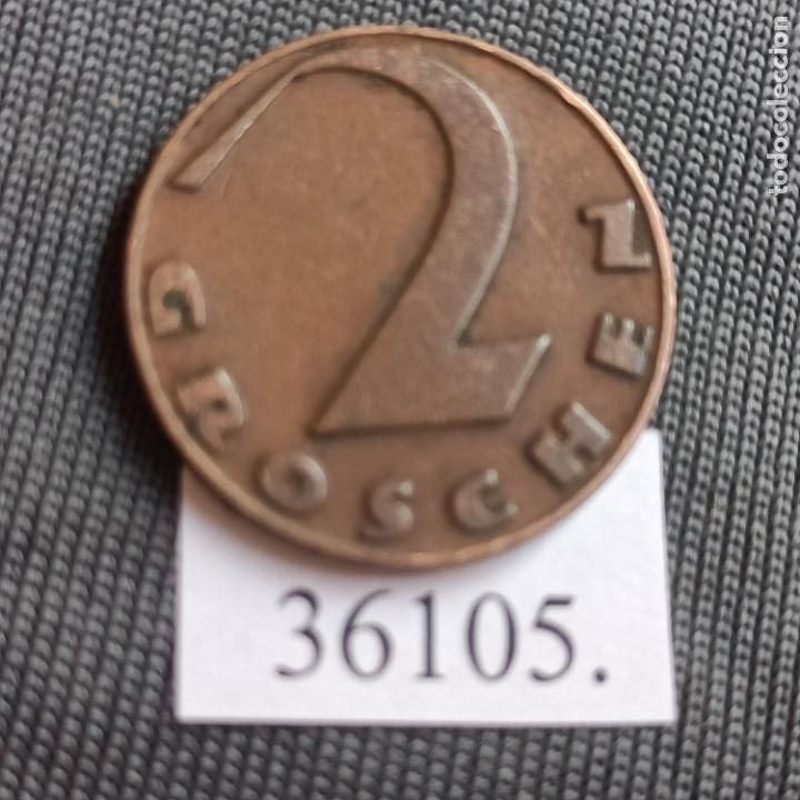 Monedas antiguas de Europa: Austria 2 groschen 1928 - Foto 1