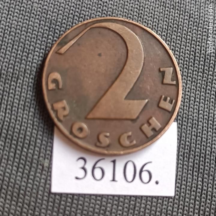 Monedas antiguas de Europa: Austria 2 groschen 1928 - Foto 2