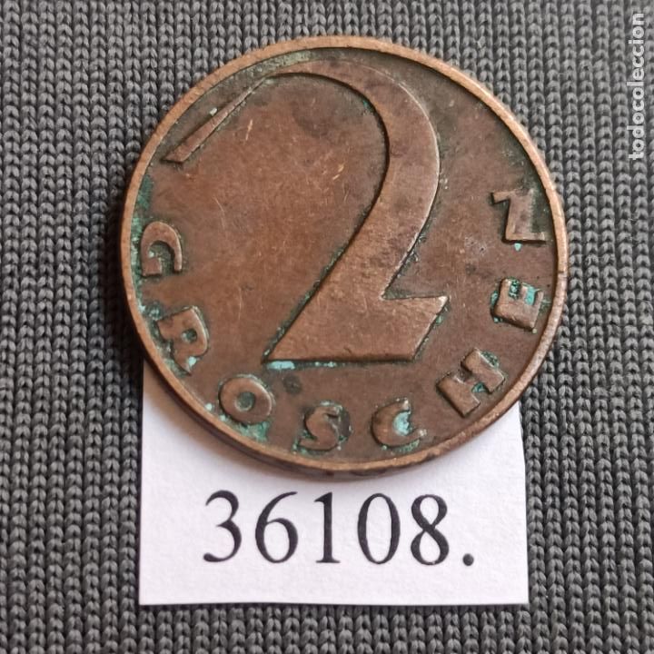 Monedas antiguas de Europa: Austria 2 groschen 1936 - Foto 1