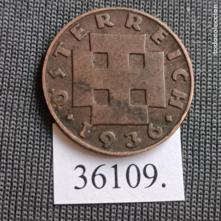 Monedas antiguas de Europa: Austria 2 groschen 1936 - Foto 1