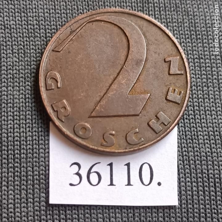Monedas antiguas de Europa: Austria 2 groschen 1936 - Foto 1