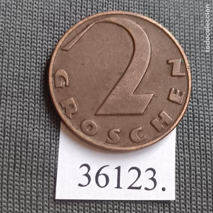 Monedas antiguas de Europa: Austria 2 groschen 1937 - Foto 2