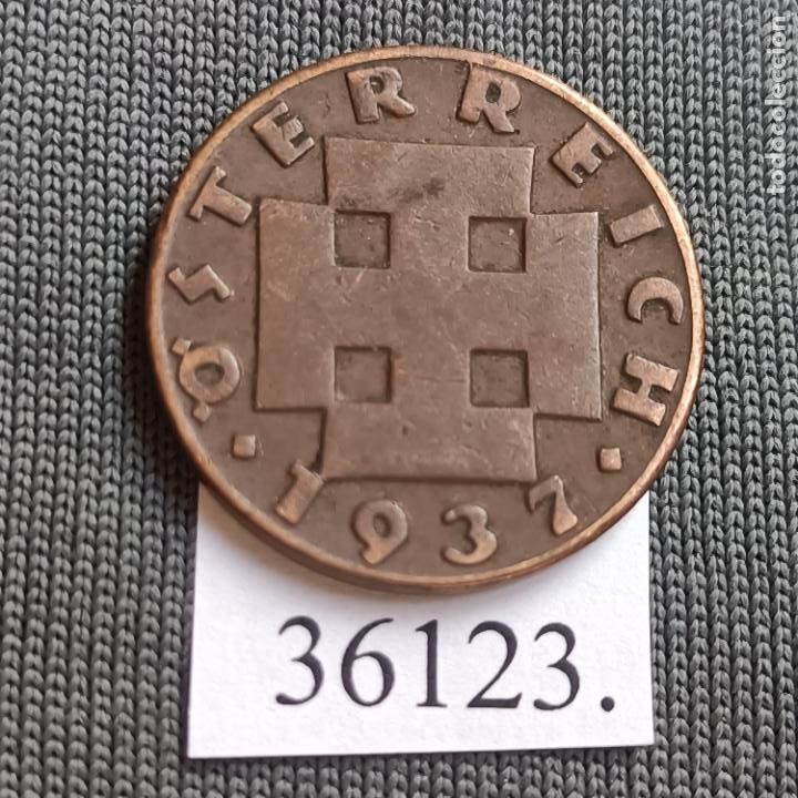 Monedas antiguas de Europa: Austria 2 groschen 1937 - Foto 1