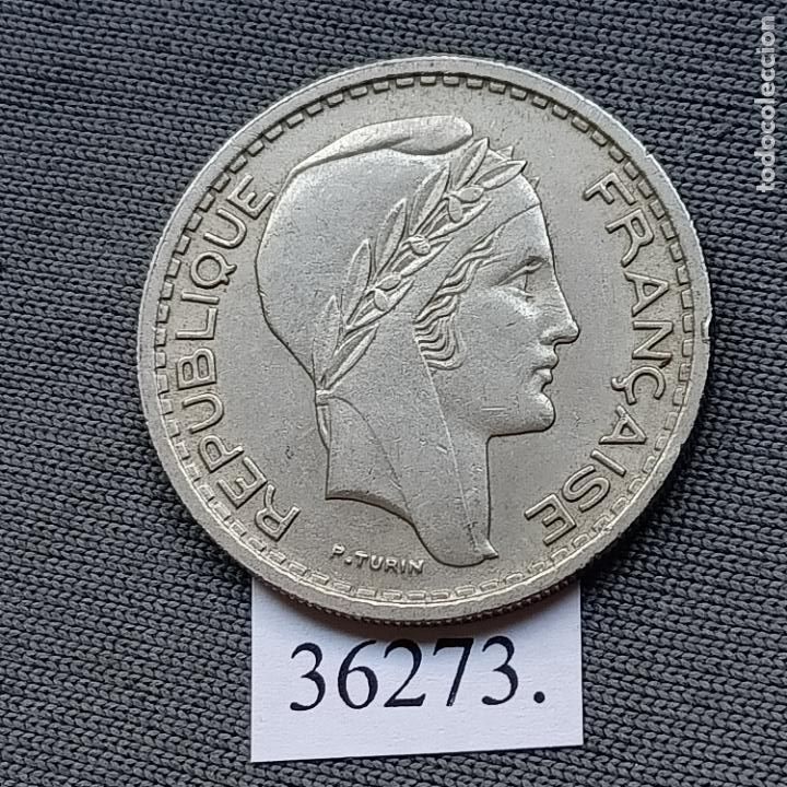 Monedas antiguas de Europa: Francia 10 francos 1949 - Foto 2