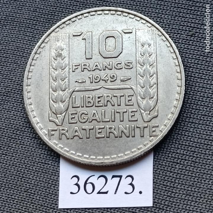 Monedas antiguas de Europa: Francia 10 francos 1949 - Foto 1