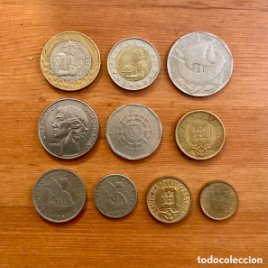 Lote de 10 monedas de Portugal.