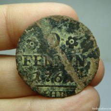 Monedas antiguas de Europa: 6 PFENNIG. ALEMANIA - 1761