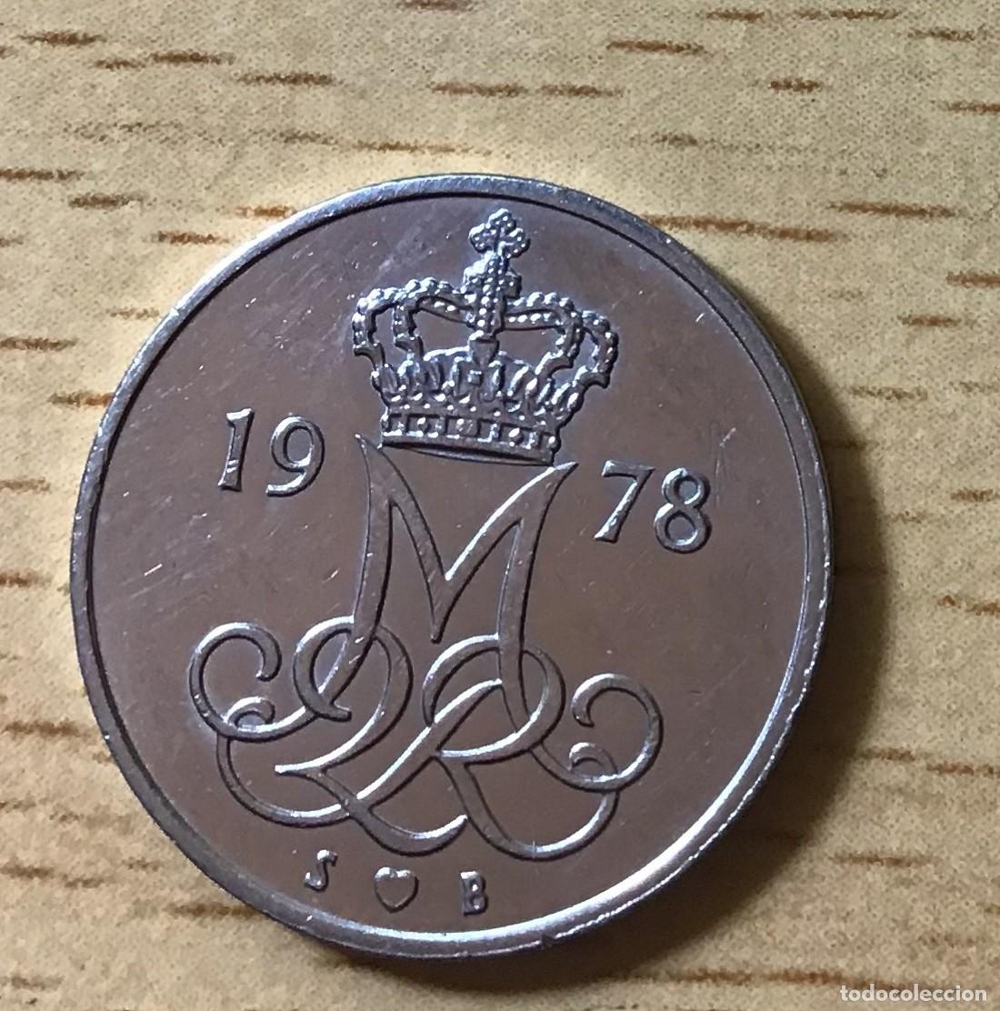 Monedas antiguas de Europa: 10 ore de Dinamarca. A&ntilde;o 1978 - Foto 2