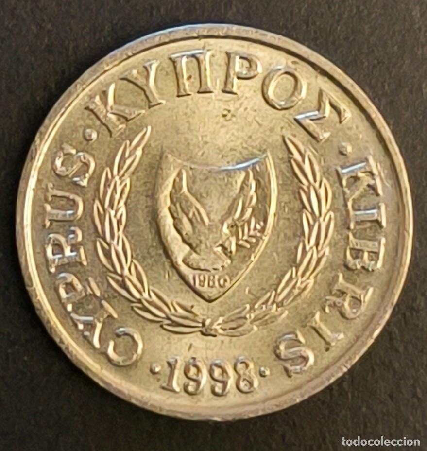 Monedas antiguas de Europa: Chipre 1 centavo, 1998 - Foto 1