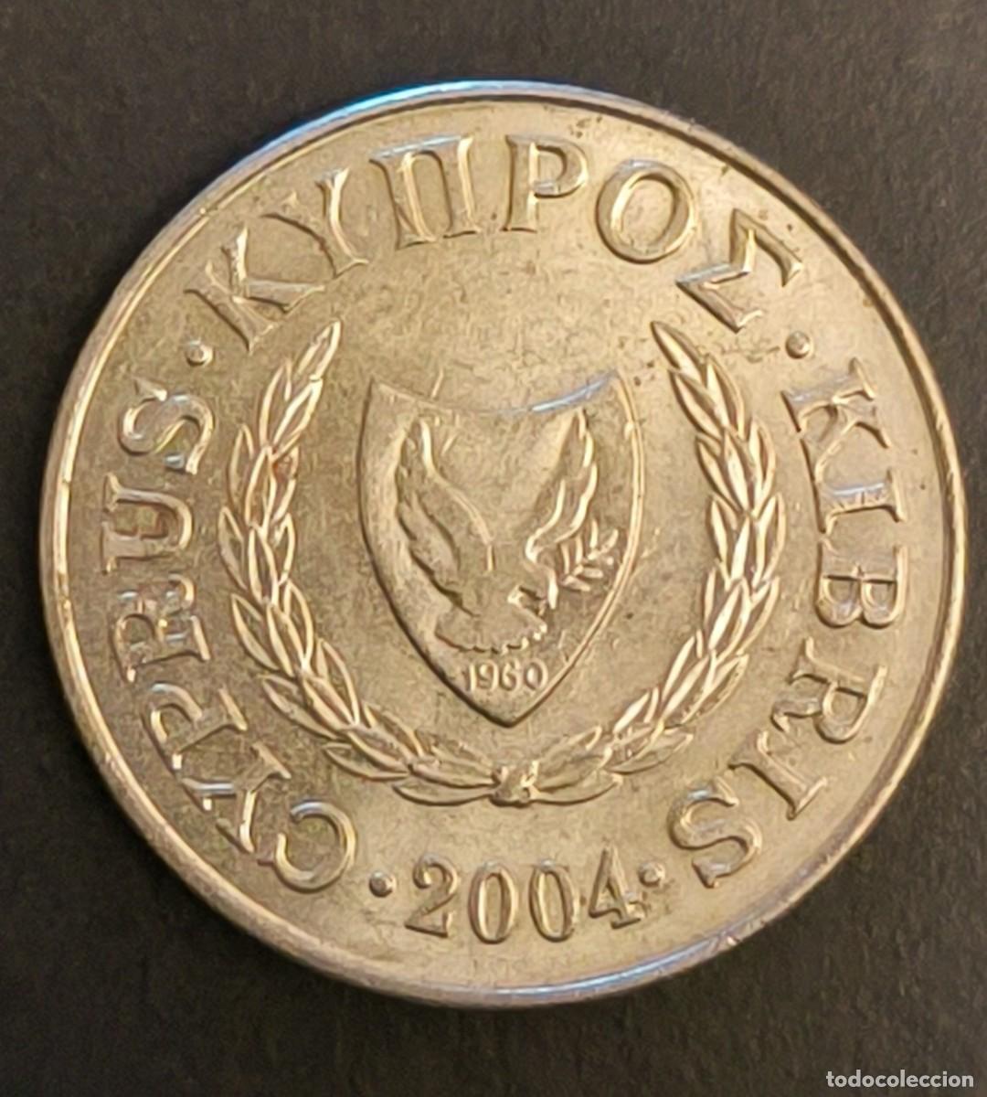 Monedas antiguas de Europa: Chipre 5 centavos, 2004 - Foto 1