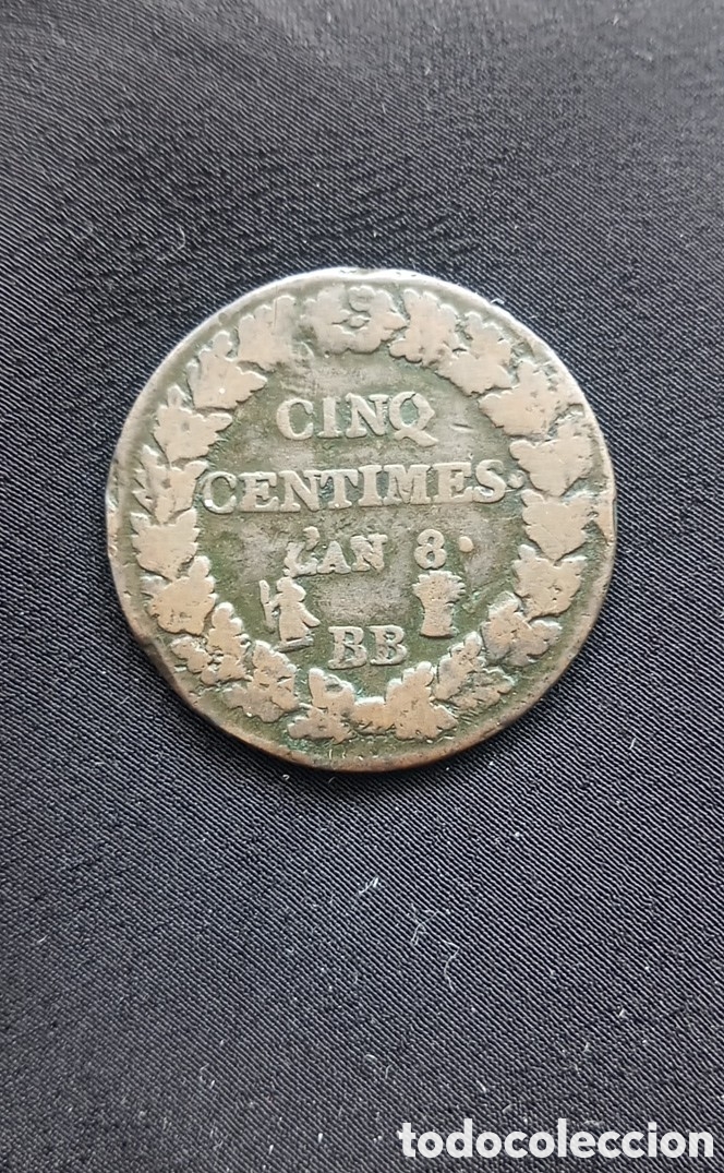 Monedas antiguas de Europa: FRANCIA 5 CTS. 1799 BB - Foto 1