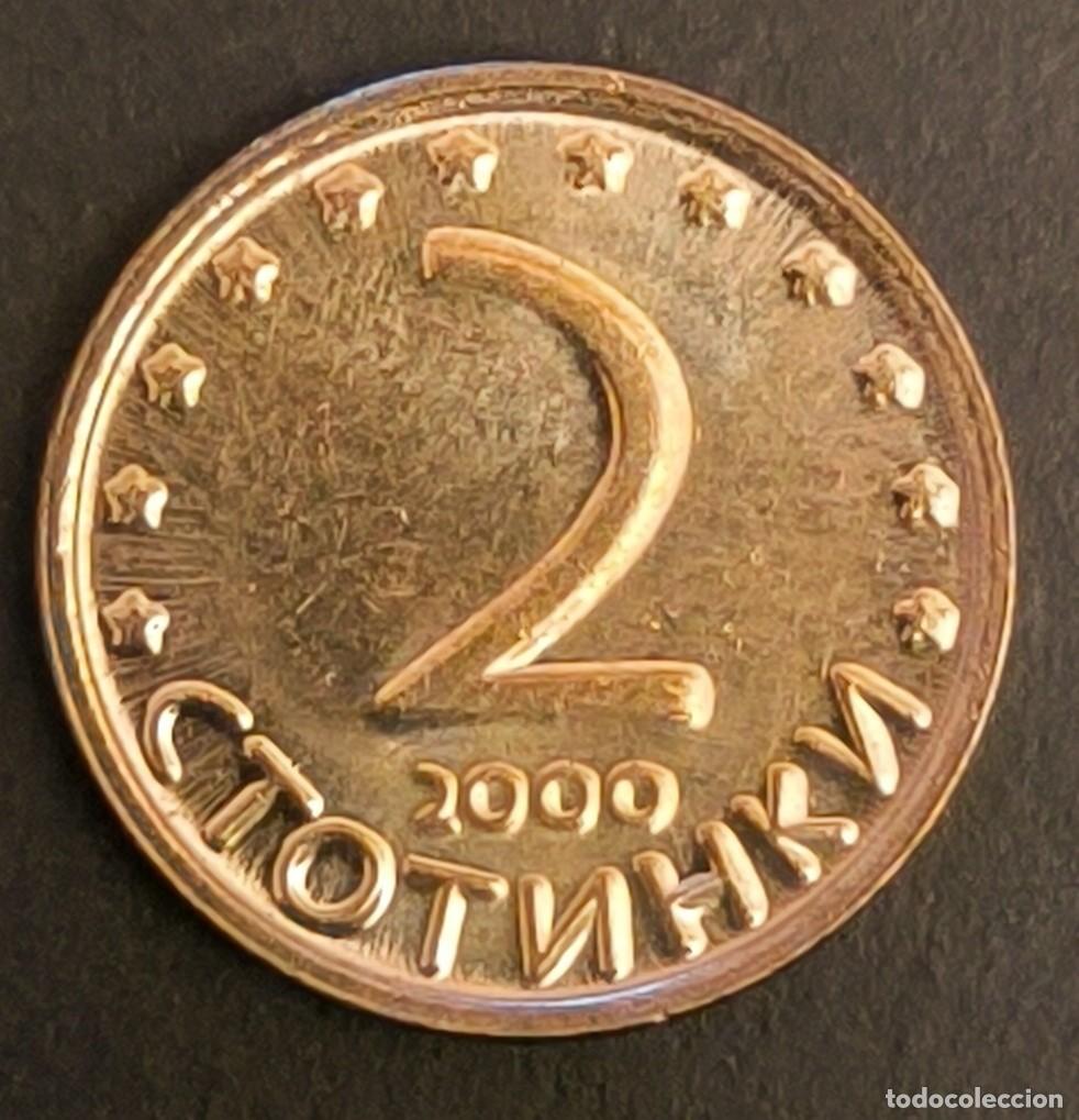 Monedas antiguas de Europa: Bulgaria 2 stotinki, 2000 - Foto 2