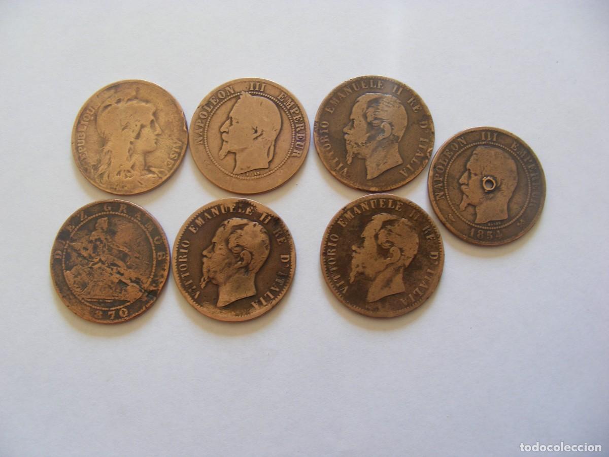 Monedas antiguas de Europa: LOTE DE 7 MONEDAS DE 10 CENTIMOS - Foto 1