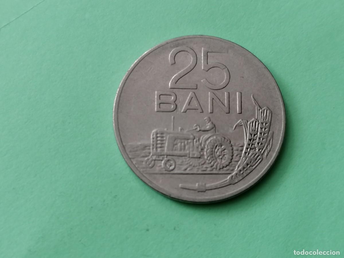 Monedas antiguas de Europa: Moneda, Romania, 25 bani, 1966 , BC+, - Foto 1