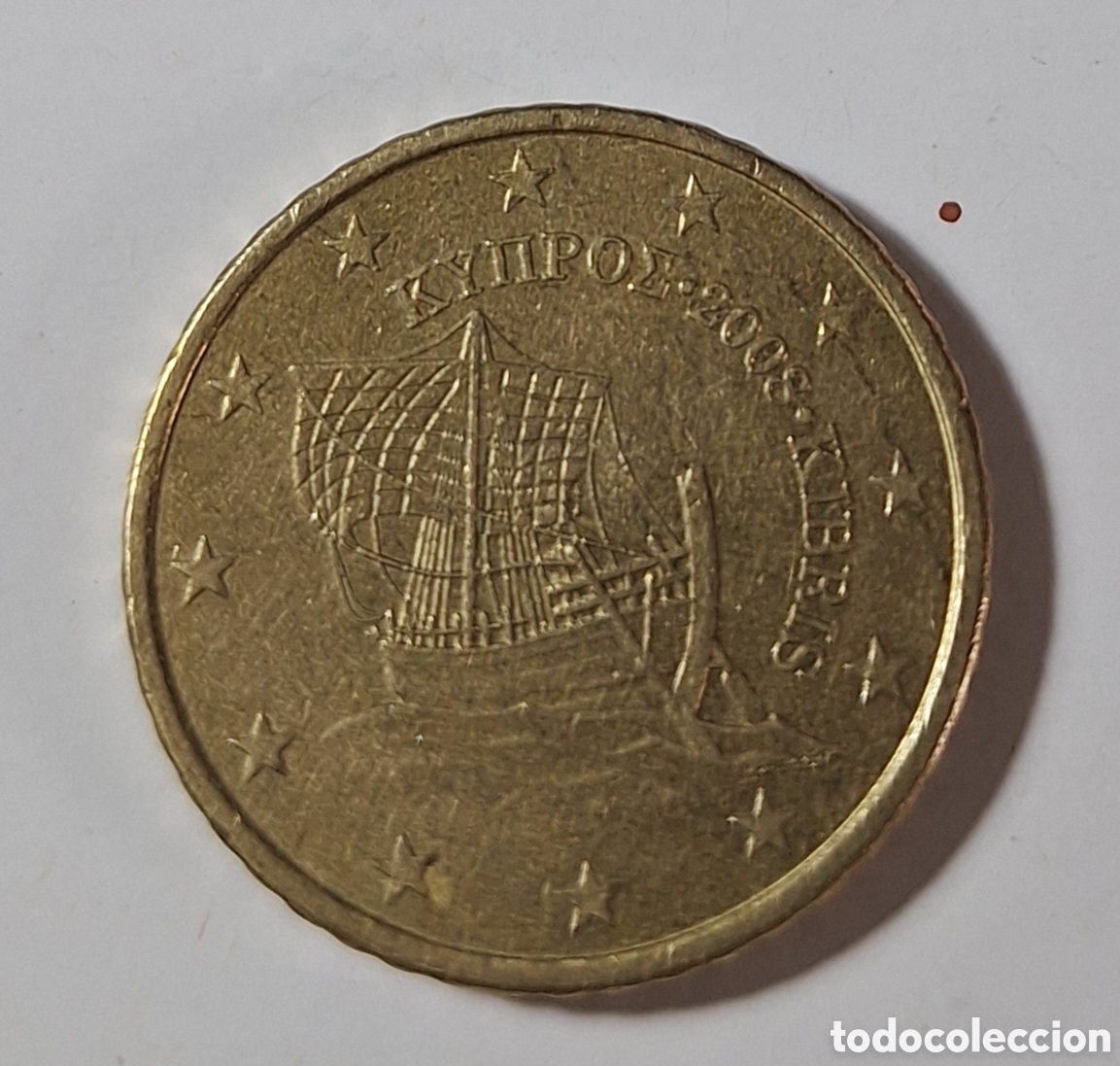 Monedas antiguas de Europa: CHIPRE 50 C&Eacute;NTIMOS 2008 - Foto 1