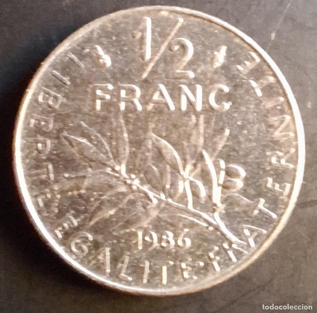 Monedas antiguas de Europa: 50 centimes 1986 - Francia - Foto 1