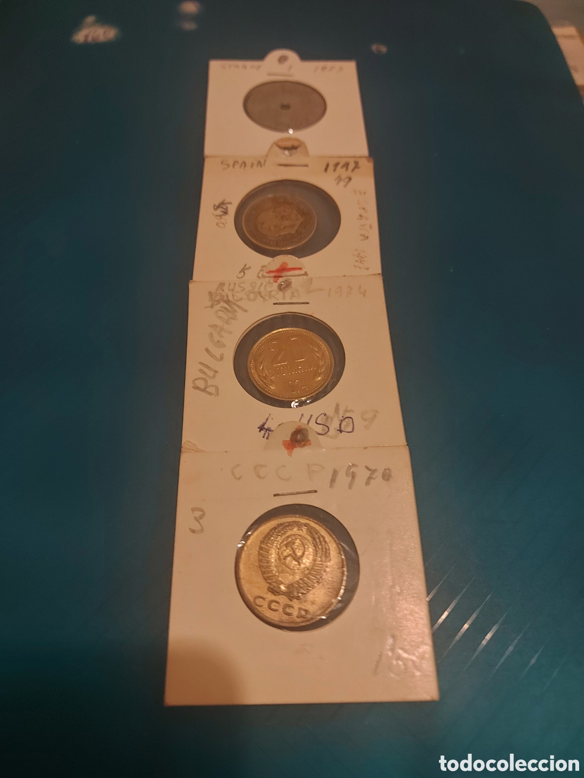 Monedas antiguas de Europa: 2 Spain y2 Rusia - Foto 1