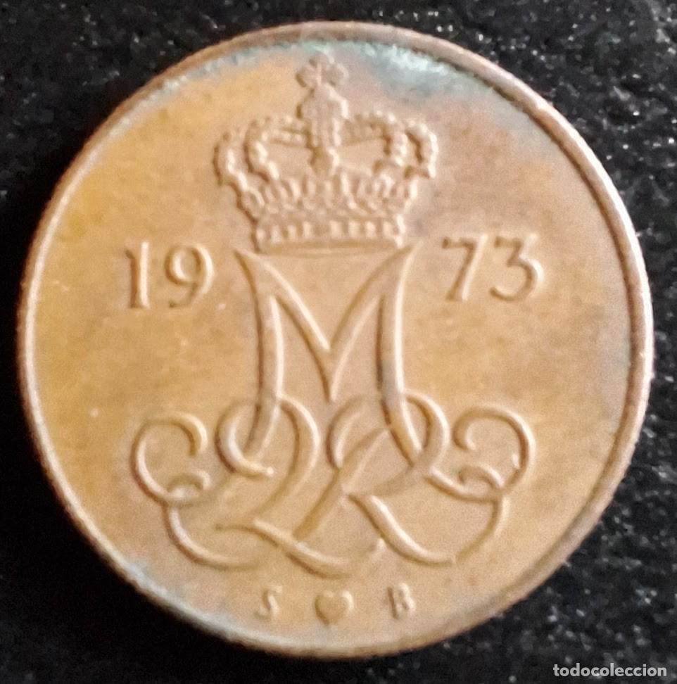 Monedas antiguas de Europa: 5 Ore 1973 - Dinamarca - Foto 1