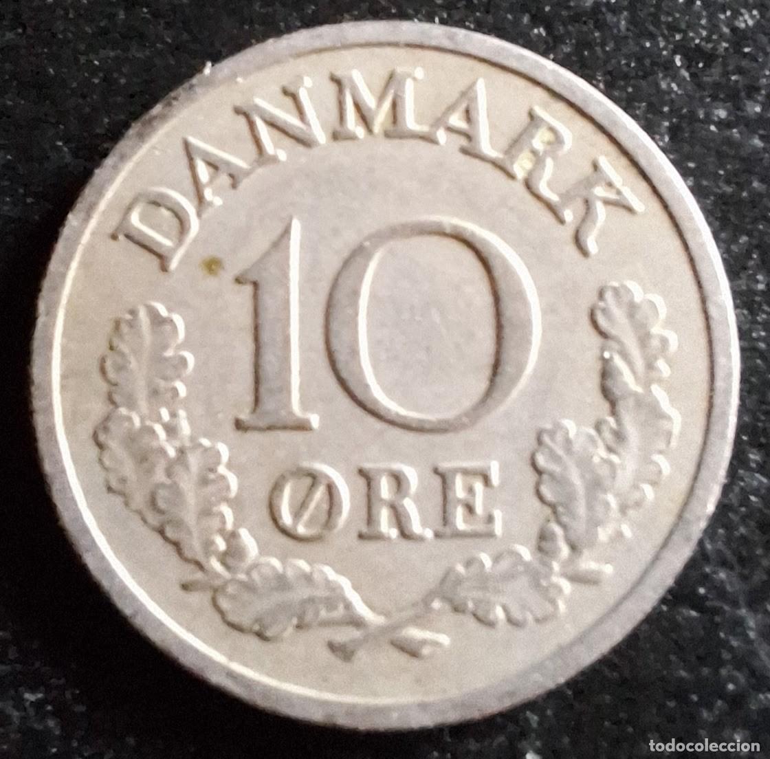 Monedas antiguas de Europa: 10 Ore 1970 - Dinamarca - Foto 2