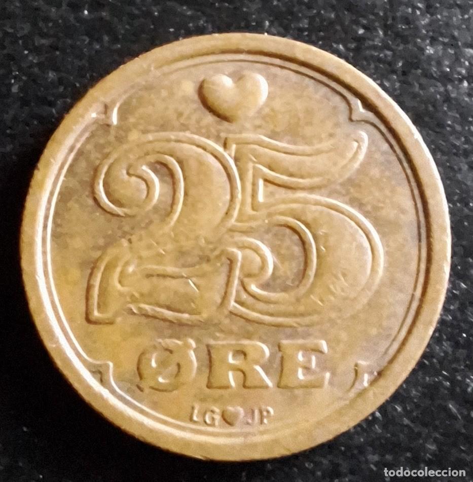 Monedas antiguas de Europa: 25 Ore 1990 - Dinamarca - Foto 2