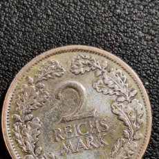 Monedas antiguas de Europa: 2 MARCOS 1926-CECA F-ALEMANIA-REP. WEIMAR-PLATA