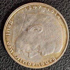 Monedas antiguas de Europa: 2 MARCOS 1939-CECA A-III REICH-ALEMANIA-PLATA