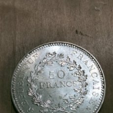 Monedas antiguas de Europa: MONEDA 50 FRANCOS DE PLATA REPÚBLICA FRANCESA 1975 SC