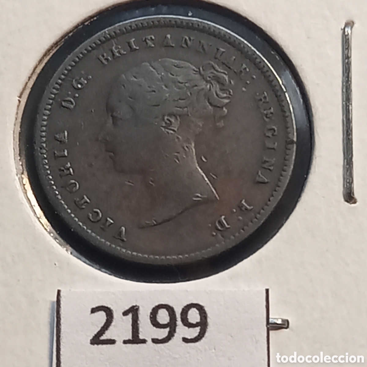 Monedas antiguas de Europa: Gran Breta&ntilde;a 1844 - Foto 1