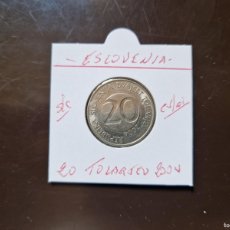 Monedas antiguas de Europa: ESLOVENIA 20 TOLARJEV 2004 S/C KM=51 (CUPRONIQUEL)
