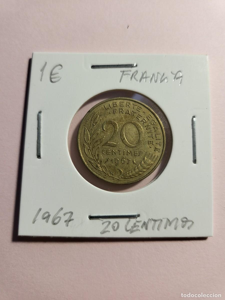 Monedas antiguas de Europa: MONEDA DE FRANCIA 1967 &rdquo;20 CENTIMOS&rdquo; - Foto 1