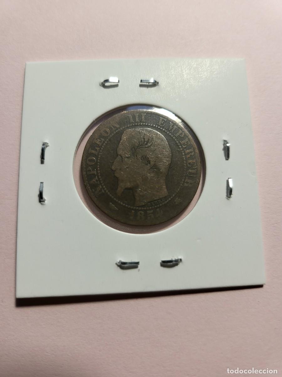 Monedas antiguas de Europa: MONEDA DE FRANCIA 1854 &rdquo;5 C&Eacute;NTIMOS &rdquo; - Foto 2