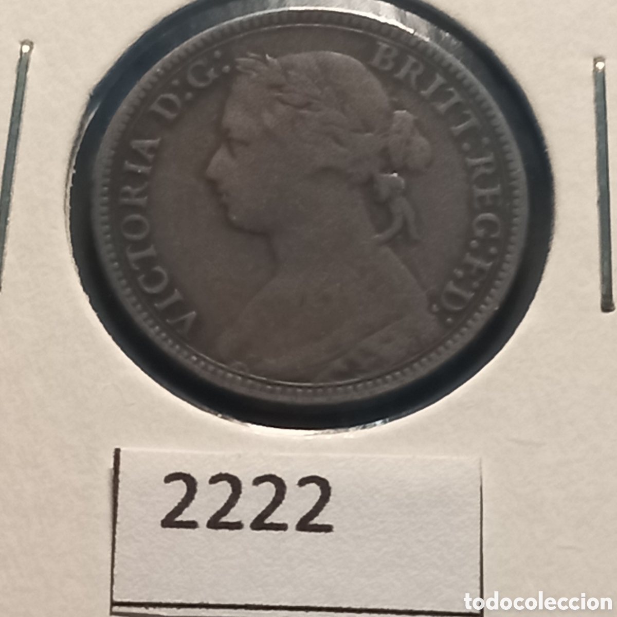 Monedas antiguas de Europa: Gran Breta&ntilde;a farthing 1879 - Foto 1