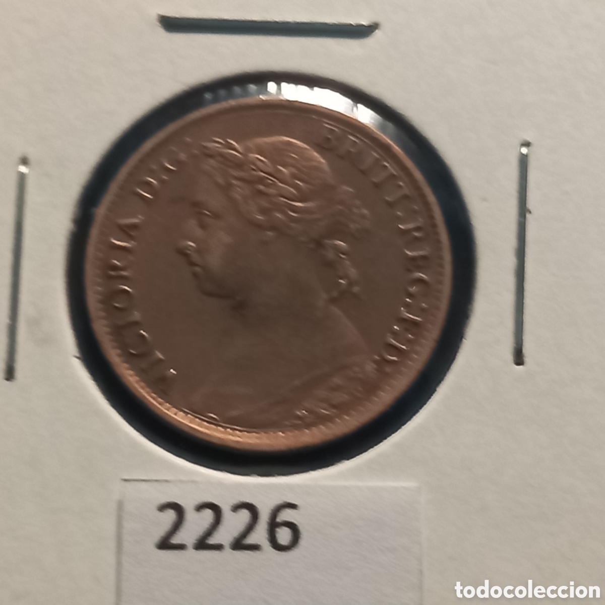Monedas antiguas de Europa: Gran Breta&ntilde;a farthing 1884 - Foto 1