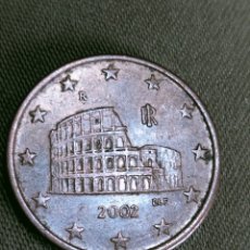 Monedas antiguas de Europa: MONEDA ITALIA CINCO CÉNTIMO 2002