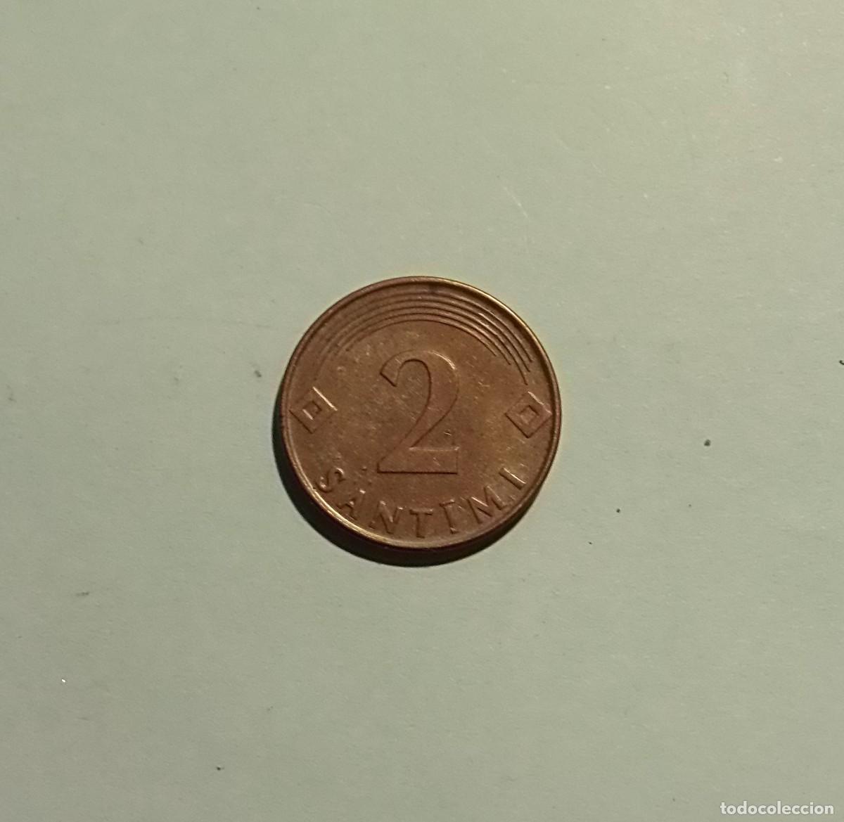 Monedas antiguas de Europa: LETONIA 2 SANTIMI 2000 - Foto 2