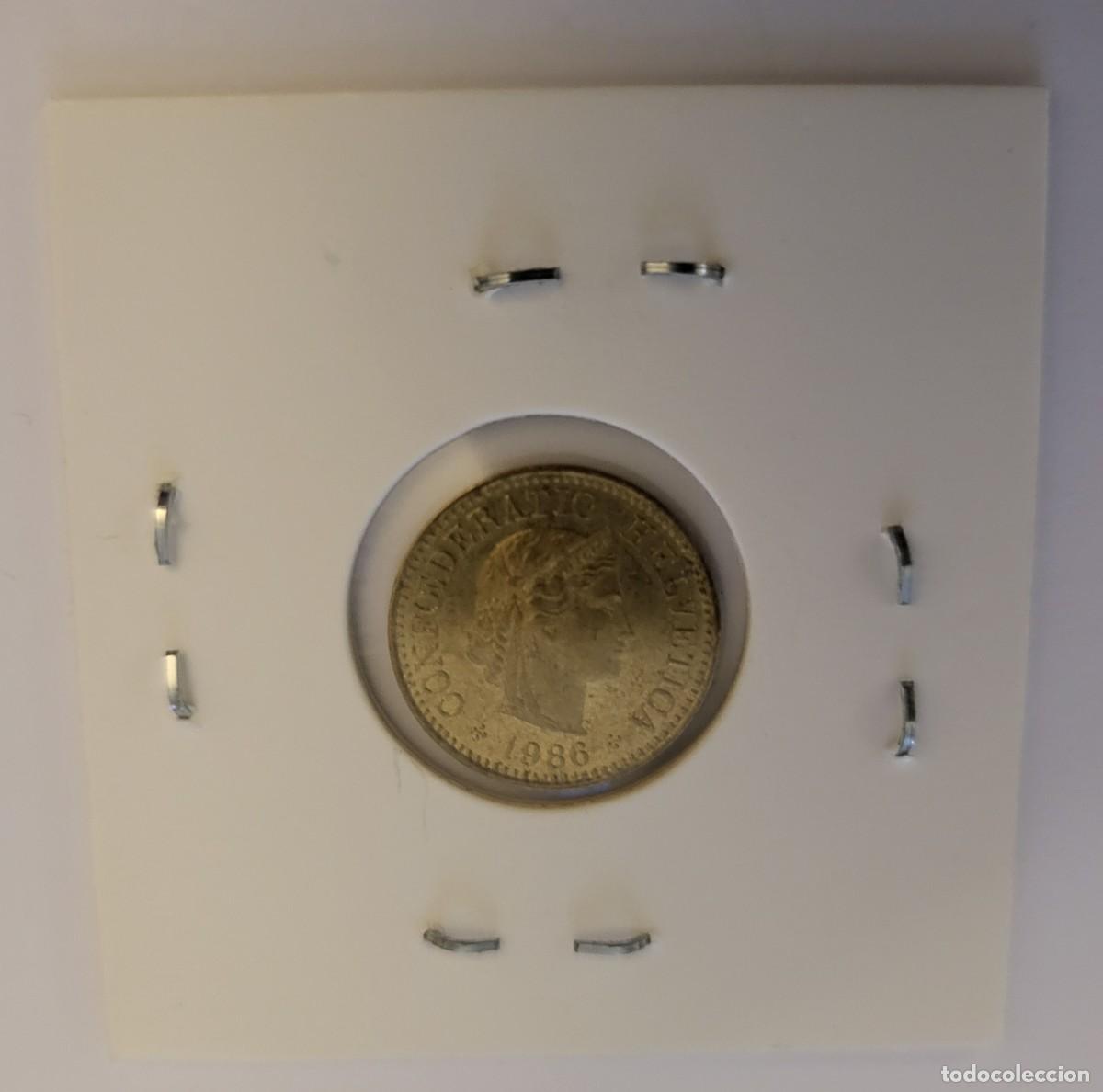 Monedas antiguas de Europa: MONEDA DE SUIZA 1980 &rdquo;5 CENTIMOS&rdquo; - Foto 2