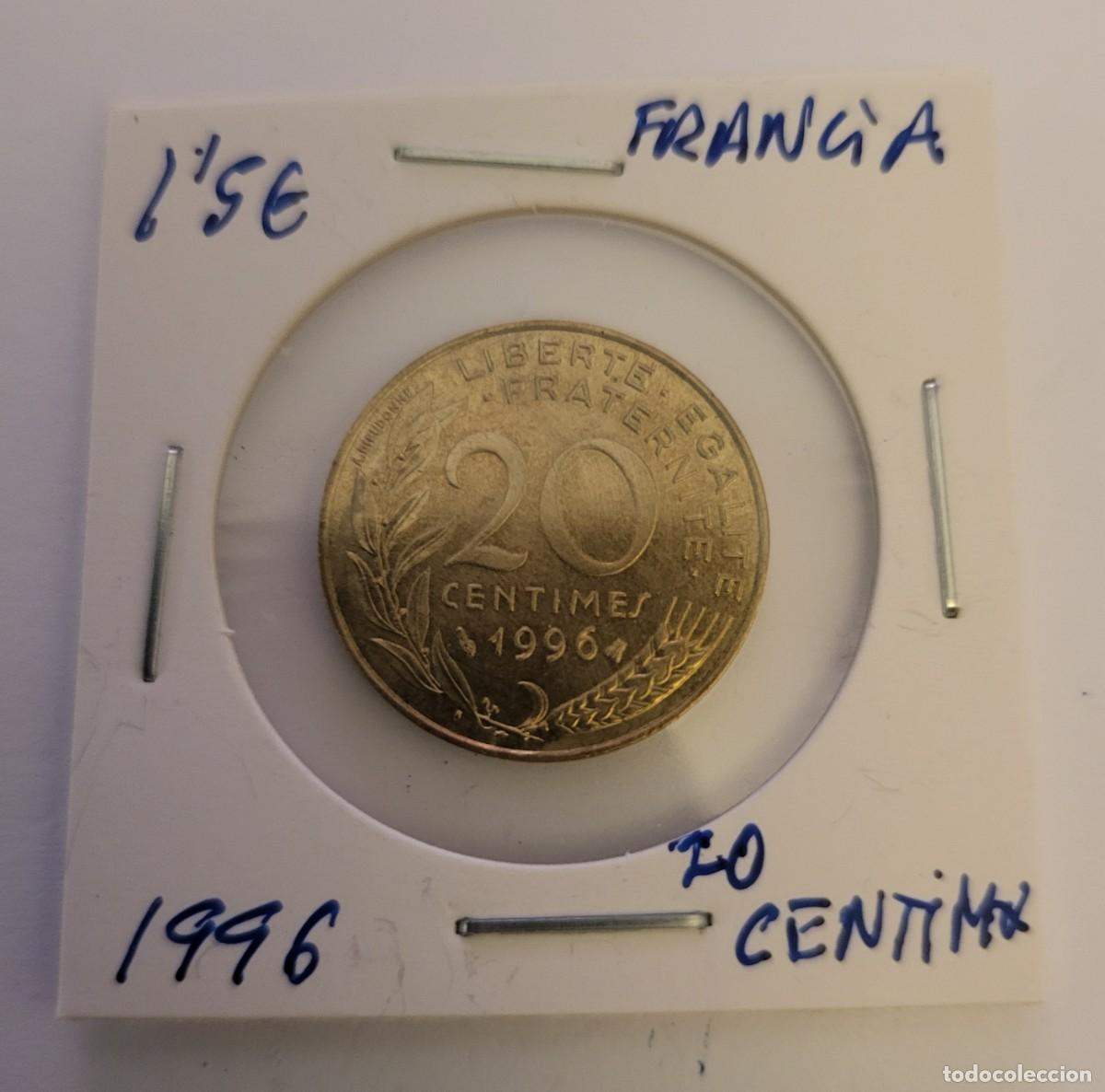 Monedas antiguas de Europa: MONEDA DE FRANCIA 1996 &rdquo;20 CENTIMOS&rdquo; - Foto 1
