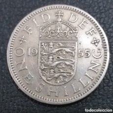 Monedas antiguas de Europa: REINO UNIDO 1 CHELIN 1955