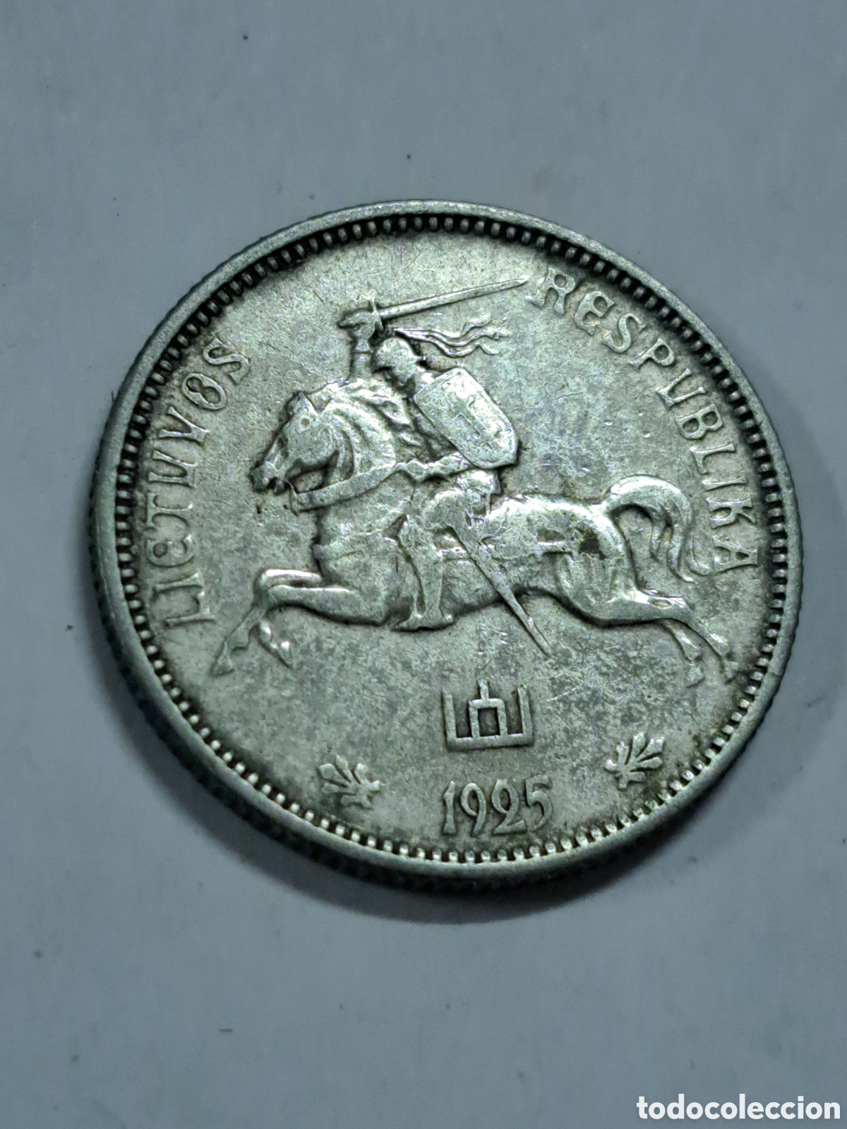 Monedas antiguas de Europa: Moneda de plata 2 litas de Lituania a&ntilde;o 1925 - Foto 1