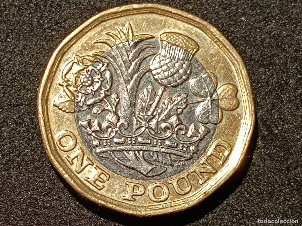 Monedas antiguas de Europa: ONE POUND 2019 INGLATERRA - Foto 2