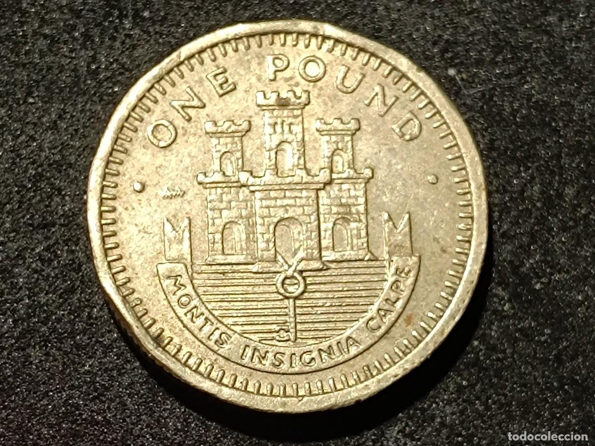 Monedas antiguas de Europa: ONE POUND GIBRALTAR 1988 - Foto 2