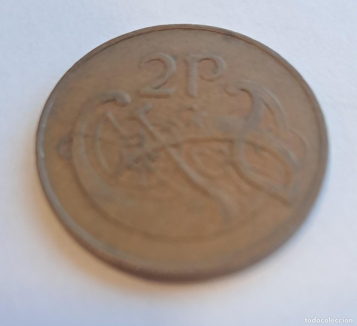 Monedas antiguas de Europa: MONEDA EIRE 1971 2 PENIQUES - Foto 2