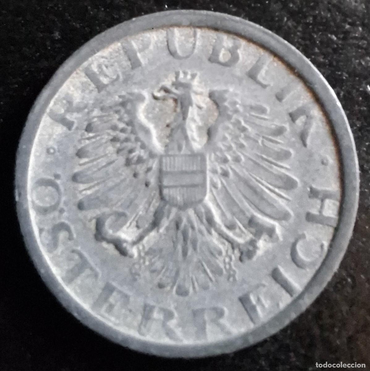 Monedas antiguas de Europa: 10 Groschen 1948 - Austria - Foto 2