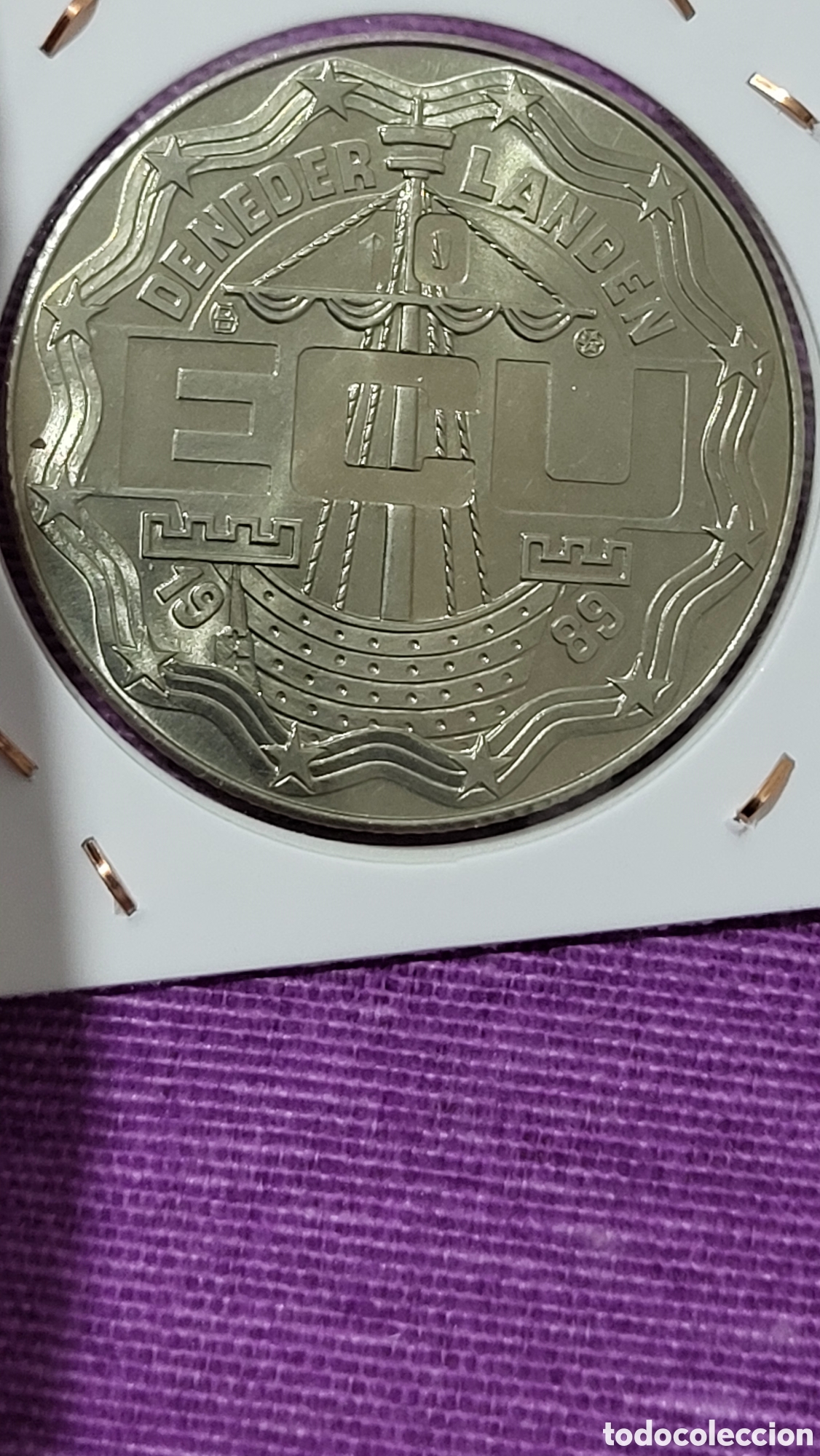 Monedas antiguas de Europa: Moneda 10 ecu 1989 Holanda - Foto 2
