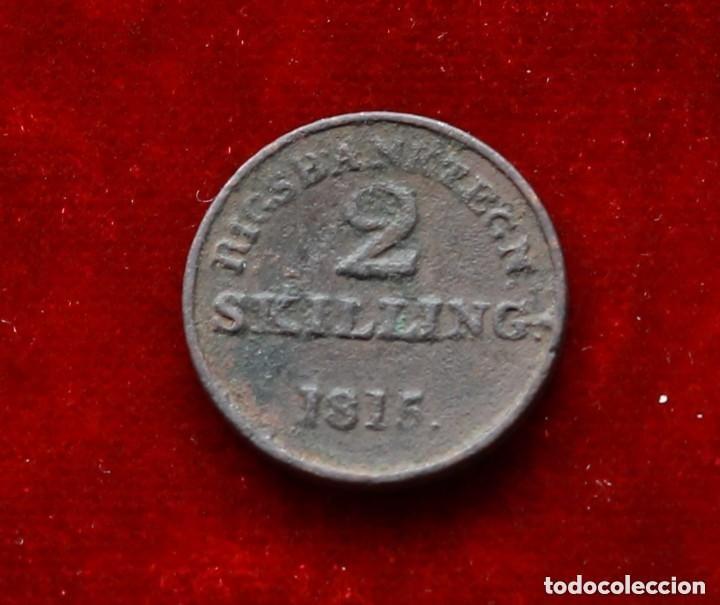 Monedas antiguas de Europa: 2 SKILLING 1815 DINAMARCA - Foto 1