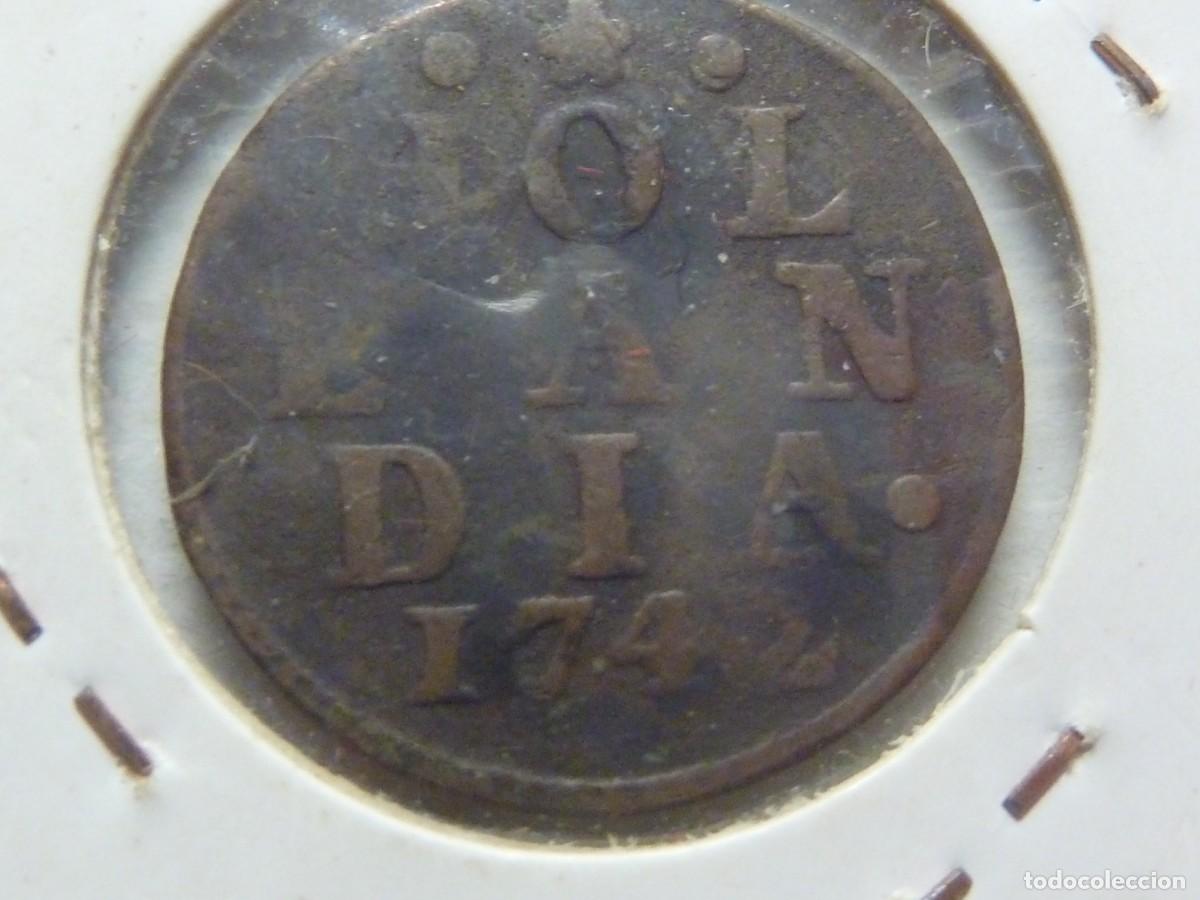 Monedas antiguas de Europa: HOLANDA DUIT 1742 COBRE EBC - Foto 2