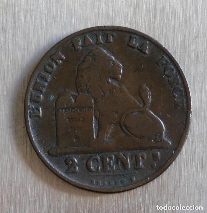 Monedas antiguas de Europa: 2 CENTIMES 1857 BELGICA - Foto 1