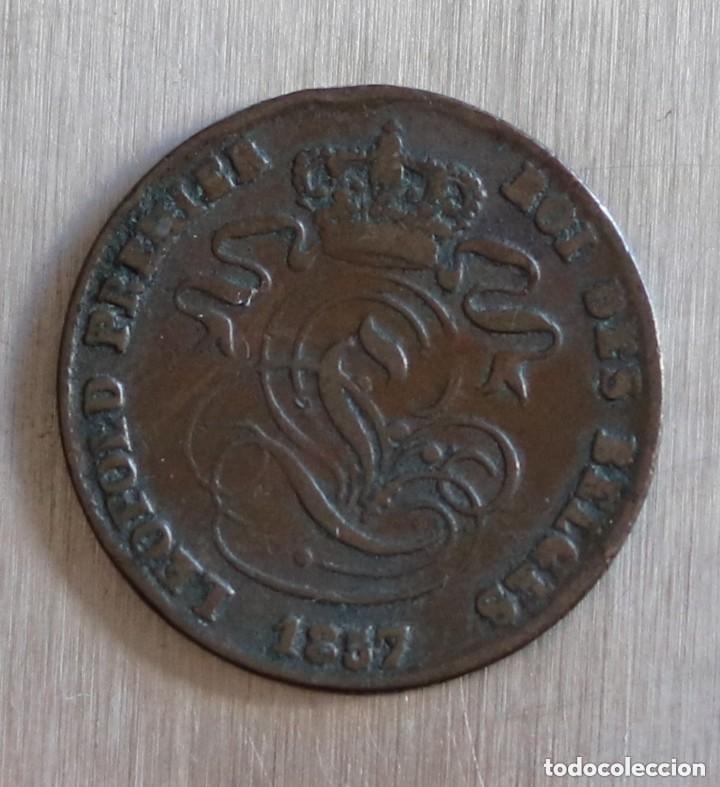 Monedas antiguas de Europa: 2 CENTIMES 1857 BELGICA - Foto 2